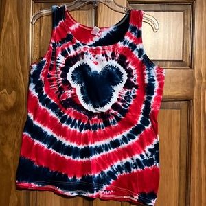 Disney Mickey Mouse Tie Dye Tank Top Large